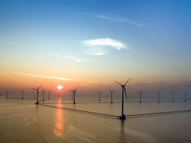 One of our EAC projects: Bac lieu wind farm, Vietnam