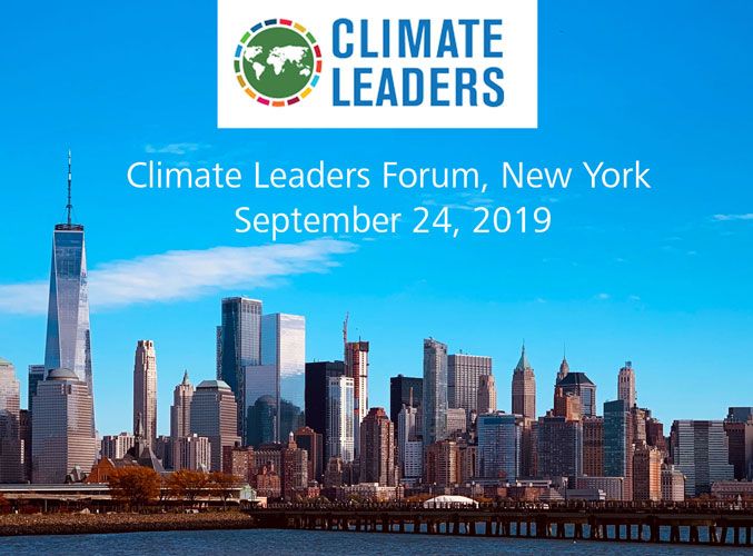 Climate Leaders Forum, New York September 2019
