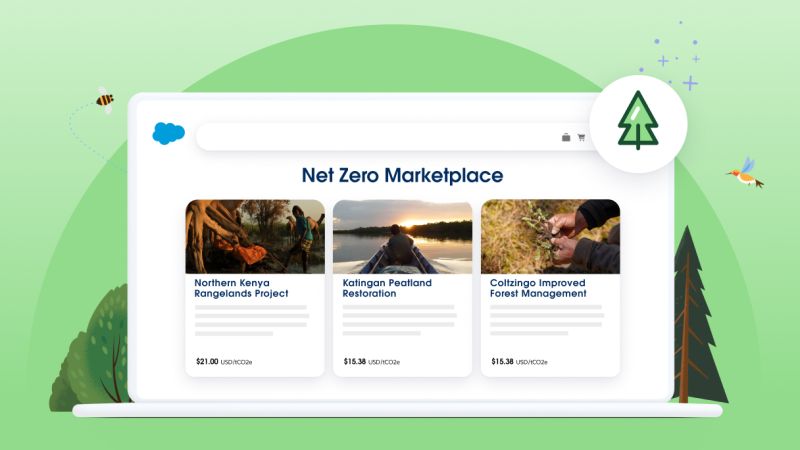 Salesforce Announces First-of-Its-Kind Carbon Credit Marketplace, Empowering Any Organization to Take Climate Action on Their Journey to Net Zero
