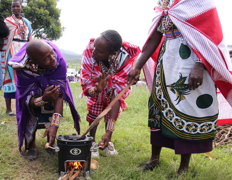 Cookstove project Maasai community