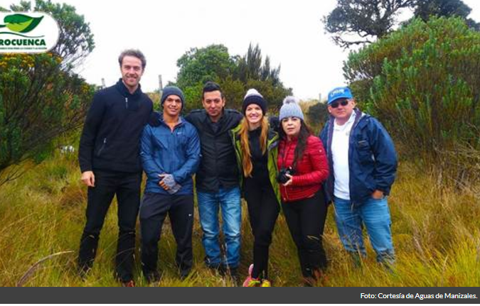 Firma internacional visita en Manizales zonas del proyecto Procuenca