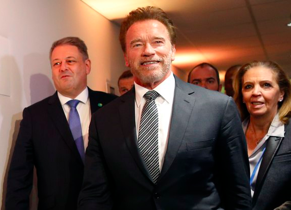World mayors join forces with the "Terminator" to take action against climate change