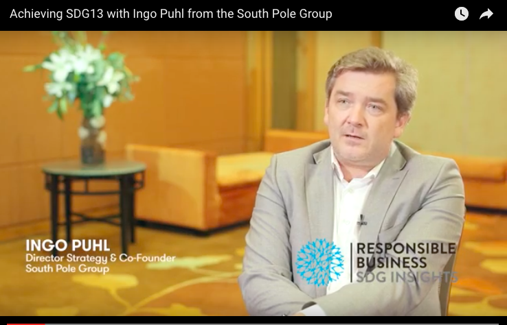 Achieving SDG 13 - Climate Action with Ingo Puhl from South Pole Group