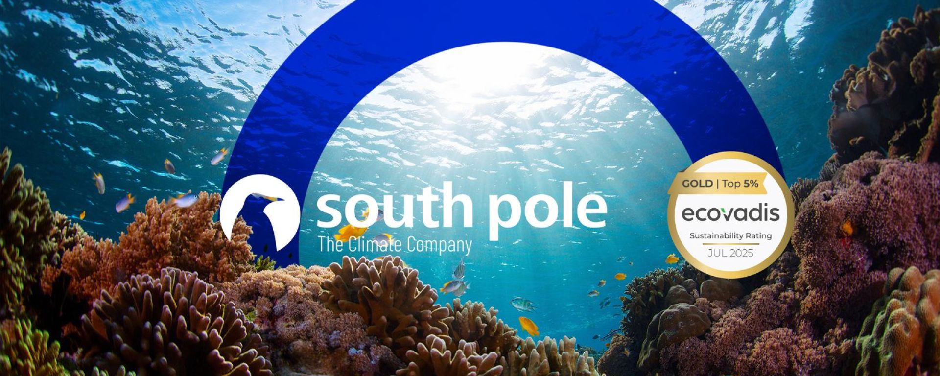 South Pole awarded EcoVadis Gold Medal for sustainability and integrity excellence